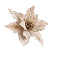 thumbnail image 3 of 1pc Glitter Christmas Poinsettia Flower Xmas Tree Hanging Flower DIY Wreath Merry Christmas Decorations For Navidad Noel Natal, 3 of 5