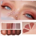 thumbnail image 2 of La caja de la paleta de sombras de ojos de cuatro colores está hecha de plástico para un maquillaje de ojos duradero., 2 of 5