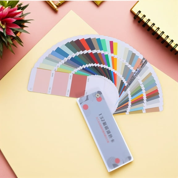 OUNONA Paint Color Sample Card Set, Multi-Color for Walls, Floors, Furniture, Home Decor and Painting Projects