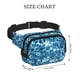 thumbnail image 4 of Fotbe Blue Tie Dye Cangurera Cuadrada con Estampado de Doble Capa, Bolsa de Cintura Ajustable Mini para Hombres y Mujeres, 4 of 9