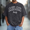 thumbnail image 2 of CONZONE Mens T-Shirts Short Sleeve Distressed T Shirts for Men Crew Neck Letter Graphic Y2K Casual Summer Tee Tops, 2 of 4