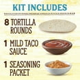 thumbnail image 4 of (3 pack) Old El Paso Carb Advantage Tortilla Rounds Taco Kit, Easy Meal Prep, 8 Count, 10.6 oz, 4 of 13