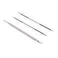 thumbnail image 1 of Blackhead Removal Tool, Professional Comedones Extractor Stainless Steel Portable 3pcs  for Home, 1 of 8