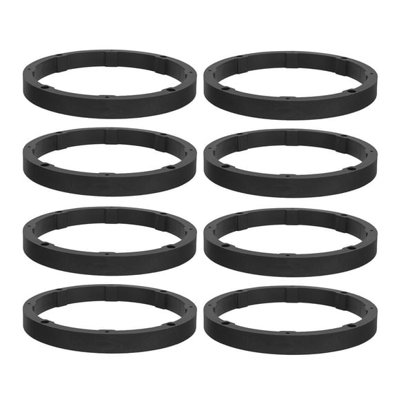 LITINKIMI Speaker Spacer Ring Tweeter Car Audio Speaker Adapter Rings Black 8pcs