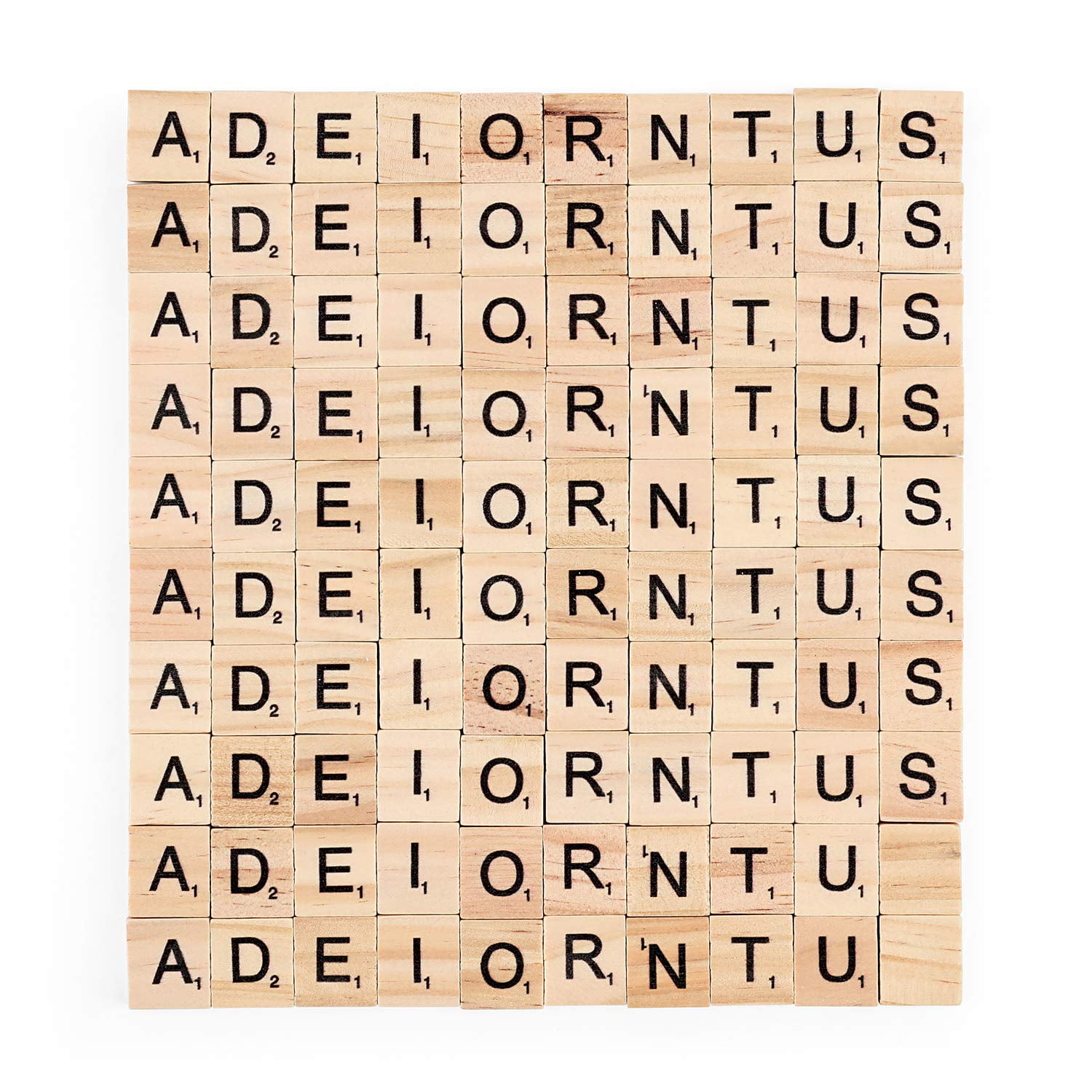 Wood Craft Scrabble Letters Word Tiles Magicfly 500Pcs Scrabble Tiles A-Z for Wood Gift Decoration & Scrabble Crossword Game