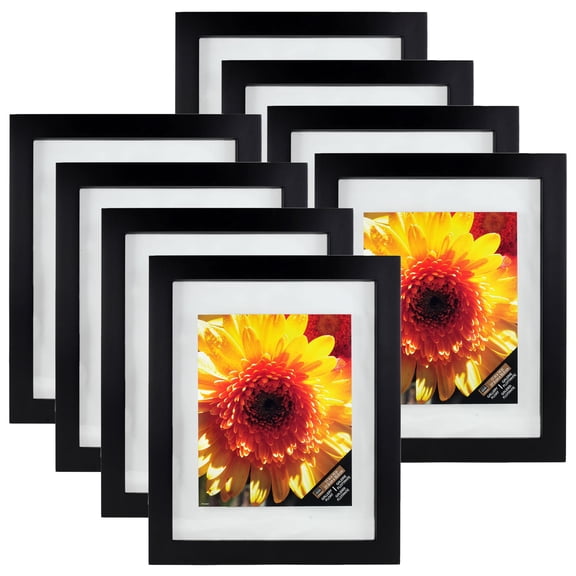 Studio Decor Black 11" x 14" Float Frame, 8 Pack