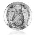 thumbnail image 1 of Wendell August Welcome Coaster, Pineapple, Hand-hammered Aluminum, Keeps Tabletops Safe, 4.5 Inch Round Coaster, 1 of 4