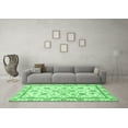 thumbnail image 3 of Ahgly Company Indoor Rectangle Oriental Emerald Green Traditional Area Rugs, 6' x 9', 3 of 4