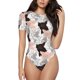 thumbnail image 1 of Fotbe Pigs Body de Mujer con Cuello Redondo y Mangas Cortas, Sin Mangas Ajustado, Suave, Cómodo y Básico-X-Large, 1 of 6