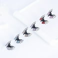 thumbnail image 5 of Soumake 6Pcs Sweet Kids Girls Headwear Butterfly Rhinestone Mini Hair Claws Clip Clamp, 5 of 8