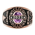 thumbnail image 2 of Order Now for 2025 Graduation, Freestyle Women's Silver Birthstone Class Ring Sterling Silver, Personalized, High School or College Graduation, 2 of 5