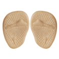 thumbnail image 3 of 2Pcs Metatarsal Pads, Reduce Breathable Absorb Sweat Forefoot Pads Men Light Yellow, 3 of 6