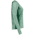 thumbnail image 5 of Holloway Sportswear M Womens Electrify Coolcore® Long Sleeve Tee Dark Green Heather 222770, 5 of 5
