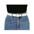 thumbnail image 4 of INSPIRE CHIC Women's Belts O Ring Metal Buckle Plus Size Thin Nonporous Waist Belt, 4 of 4