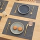 thumbnail image 5 of CaiYueKe Double Sided Heat Insulating Placemat Non Slip Washable Kitchen Dining Table Protector Mat for Home Decor Western Style Wipeable Faux Leather Decorative, 5 of 7