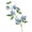 Light Blue, variant on 5 Fork Simulation Clematis Leaves, Wall Hanging Rattan Artificial Flower Modern Artificial Plants Wedding Decoration