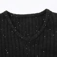 thumbnail image 6 of ZJXFGS Womens Long Sleeve Shirts Glitter Top Sweatshirt For Women Holiday Outfits For Women Long Sleeve Tops Sequin Sweaters For Women Business Casual Tops For Women Black XL, 6 of 9