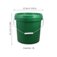 thumbnail image 2 of BESTYASH Récipient de Fermentation Vert Usage Polyvalent pour Débutants Lot de 1, 2 of 6