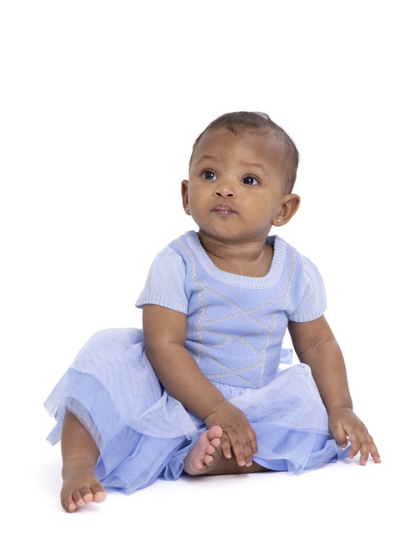 Cinderella Baby Girl Princess Cosplay Dress, Sizes 0/3M-6/9M