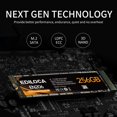 thumbnail image 3 of SSD Edilica EN206 3D NAND TLC M.2 2280 SATA III de 256 GB, 3 of 7