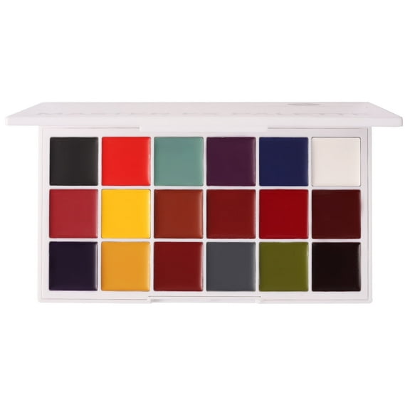 Narrative Cosmetics Master FX Palette, 18 Highly Pigmented Cream Colors, Professional SFX Makeup Palette for the Stage, Film, Costumes, Cosplay