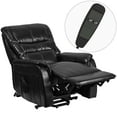thumbnail image 6 of Flash Furniture HERCULES Series Black LeatherSoft Remote Powered Lift Recliner for Elderly, 6 of 7
