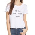 thumbnail image 1 of WILDFOX Rise & Shine Sydney Tee Shirt Top Clean White ( S ), 1 of 1