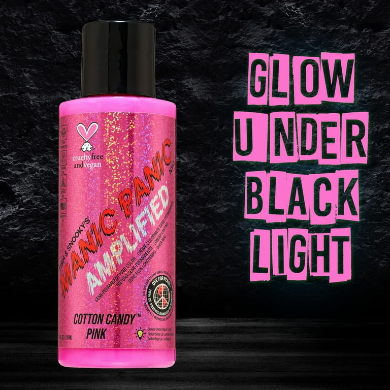 まりこる　様　SANENDI PINK GLOW Manic Panic Cotton Candy Pink Semi-Permanent Hair Dye, Glows
