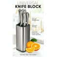 thumbnail image 4 of Dura Living Universal Knife Block Holder, Stainless Steel Organizer, Space-Saving Storage (Knives Not in Included), 4 of 7