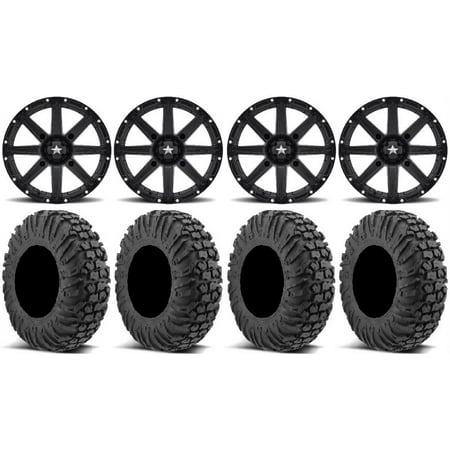 MSA Black Clutch 15 UTV Wheels 34 MotoVator Tires Can-Am Maverick X3 / Honda Pioneer 1000 / Talon MSA Black Clutch 15 UTV Wheels 34 MotoVator Tires Can-Am Maverick X3 / Honda Pioneer 1000 / Talon