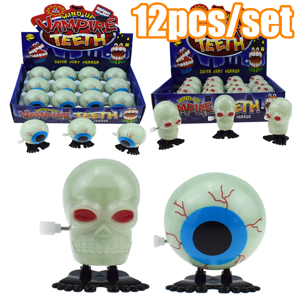 Cheers.US 12Pcs/Set Halloween Wind Up Toys, Assorted Wind Up Clockwork