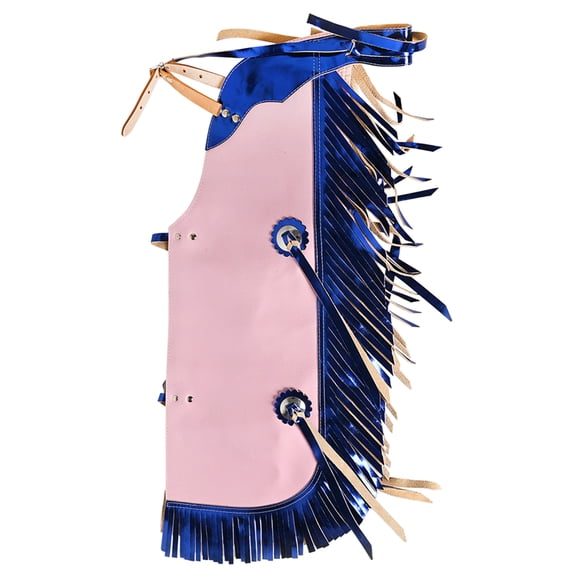 Hilason Pro Rodeo Bull Riding Chaps Junior Youth Pink