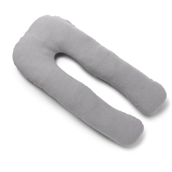 Medline Maternity Body Pillow, Pregnancy Pillow for Sleeping, U-Shape, Gray