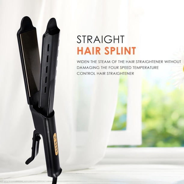 Varita Para Alisar El Cabello Herramienta de varita para alisar el cabello de cerámica con plancha plana para alisar el cabello profesional (UE) Ygjytge Cuidado Belleza