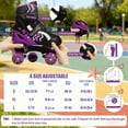thumbnail image 2 of JZY Children's Adjustable Roller Skates for Boys & Girls – Full Light-Up Wheels, Suitable for Beginners Aged 5-8 & 8-12, Ideal for Indoor & Outdoor Sports, 2 of 7