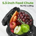 thumbnail image 2 of Masticating Juicer Machines, 5.8" Inch Feeding Chute Supports Whole Fruits and Vegetables，350W Slow Cold Press Juicer，Easy to Clean, 2 of 16