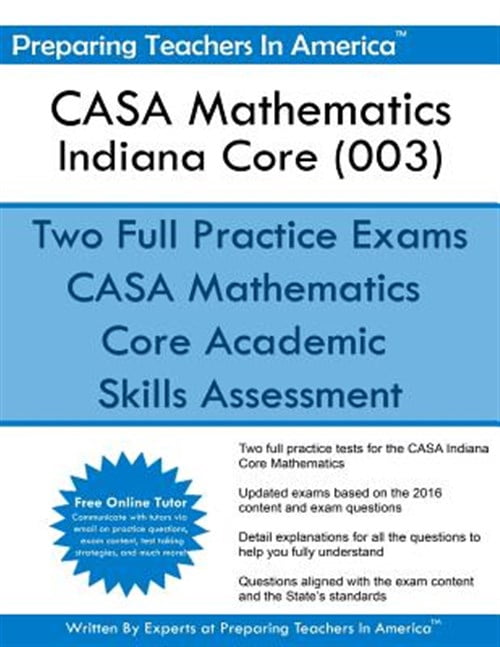 Pre-Owned Casa Mathematics - Indiana Core (003) : Core Academic Skills ...