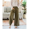 thumbnail image 2 of Viikei Womens Pants Clearance Plus Size Pants Solid Color Loose Wide Leg, 2 of 5