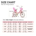 thumbnail image 3 of Glerc Maggie 16 inch Kids Girls Bike for Ages 4-7 Years Child, Pink & White, 3 of 14