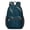 Black-2, variant on 17 Inch Lightweight Backpack,PVC Waterproof Oxford Fabric, Ergonomically Designed, with Large Capacity, Aqua Blue Watercolor