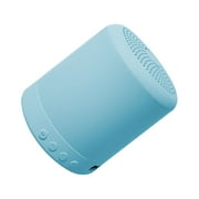 LACKUST A11 Macaron Mini Wireless Bluetooth Speaker Subwoofer USB Card Small Speaker,Blue