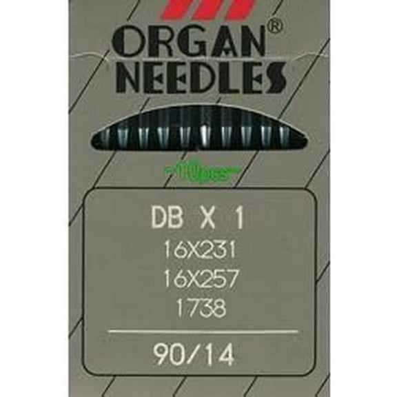 Teamwork Organ DB X 1 Industrial Needles 16X257 Size 90/14 (10pk)