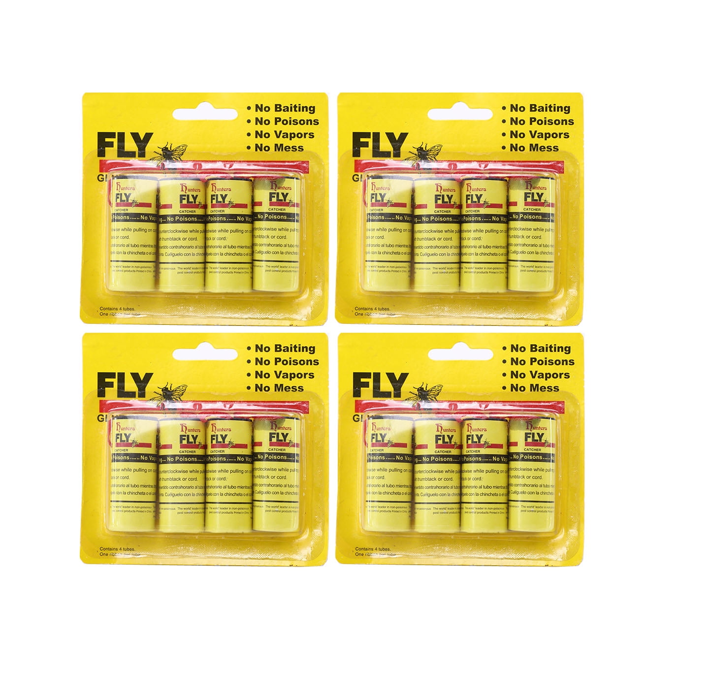 16 Rolls Fly Paper Strips - Fly Tapes Fly Paper Sticky Fly Trap  Indoor/Outdoor Hanging,Fly Catcher Fly Ribbon Fungus Gnat Trap Fruit Fly  Killer for Plants/House/Kitchen/Horse Stable (16) 