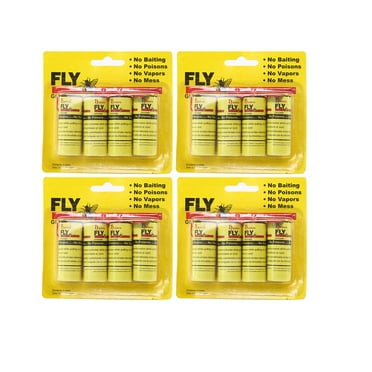 Chainplus 4 Packs Fly Strips, Fly Paper Strips Roll Ribbon, Sticky Fly Traps hanging Catcher Gnat Fungus Trap Killer for Indoors Outdoors, 4 packs 16 rollers