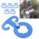 thumbnail image 1 of Ganchos de Anillo en T para Acampar Hebilla de Ajuste de Cuerda aleación de Aluminio Ultraligero Fuerte Autobloqueo Accesorio para Tienda de Campaña Al Aire Libre 5 uds ANGGREK Otros, 1 of 8