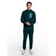 thumbnail image 7 of Reebok Men's and Big Men's Freedom Mock Neck Snap Pullover Sweatshirt, Sizes S-3XL, 7 of 7