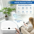 thumbnail image 4 of Costway 8000 BTU Portable Air Conditioner with Dehumidifier & Fan Mode, up to 250 Sq.Ft, 4 of 10