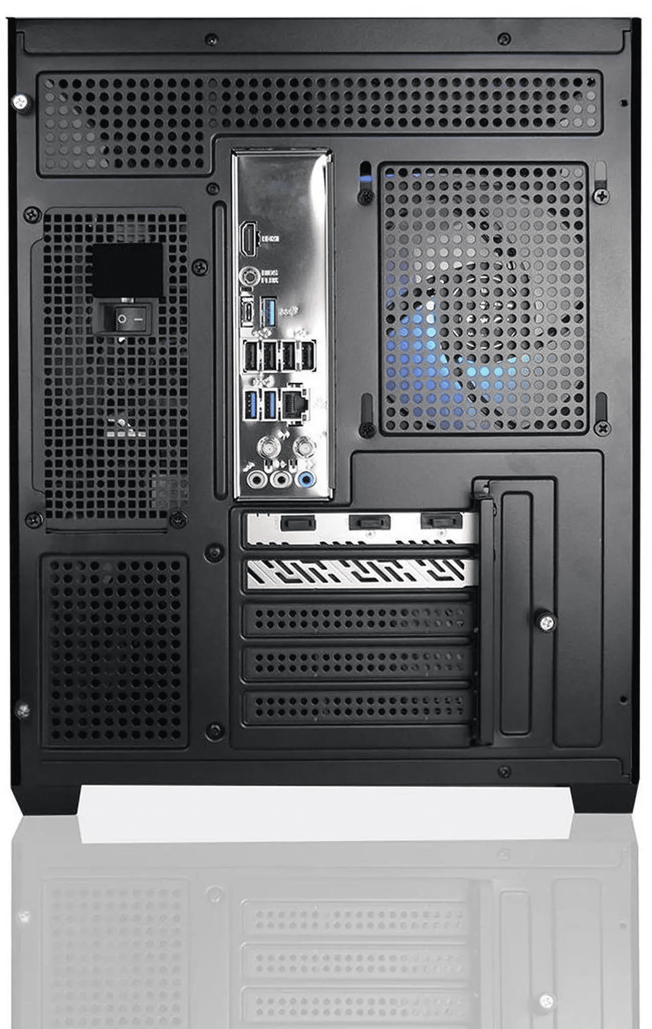 AVGPC Hellfire Gaming PC AMD Ryzen 5 9600X; GeForce RTX 5070 12GB; 16GB DDR5 RAM; 1 TB NVME M.2 SSD; 360mm AIO Liquid Cooler; ARGB Fans; WiFi/AC ; Dual Chamber Case; Windows 11 Home