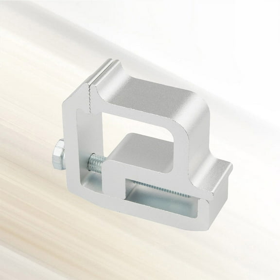 DRAFIDEEP 1Pack Silver Aluminum Truck Topper Mounting Clamp for Truck Cap and Camper Shell 8.5x7.8x3cm