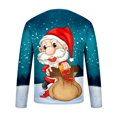 thumbnail image 4 of CEHVOM T-Shirt pour Hommes Décontracté à Col Rond à Manches Longues, Chandail, Imprimé 3D, Imprimé Réaliste, Soldes, 4 of 4
